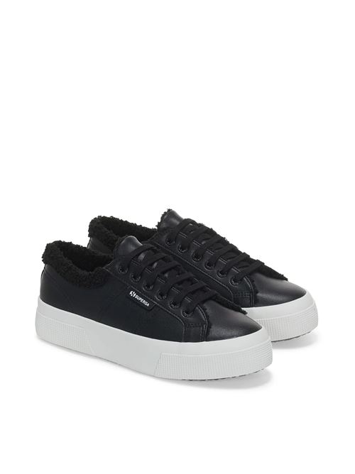 Scarpe 2740 Platform Vegan Material Black SUPERGA | S7133KWBLACK