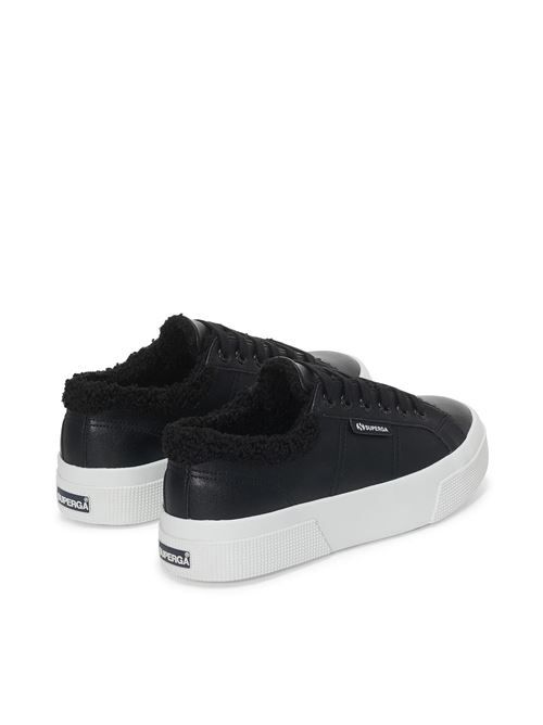 Scarpe 2740 Platform Vegan Material Black SUPERGA | S7133KWBLACK