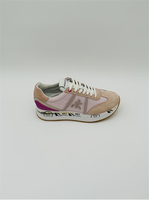 Scarpa Conny donna rosa in pelle e camoscio PREMIATA | CONNY5615