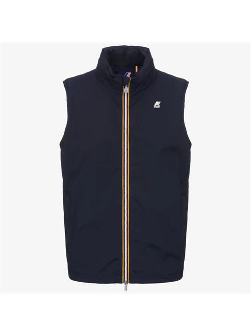 Gilet uomo tessuto poliestere colore blu K-WAY | K3131JWK89