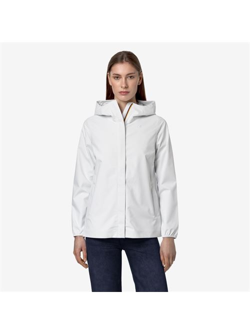 Giacca donna tessuto poliestere colore bianco K-WAY | K31382W001