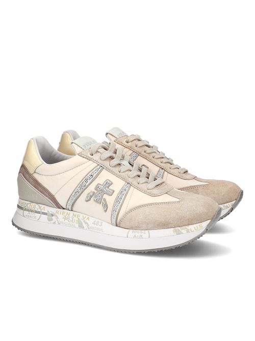 Scarpe in pelle e camoscio colore beige PREMIATA | CONNY6671