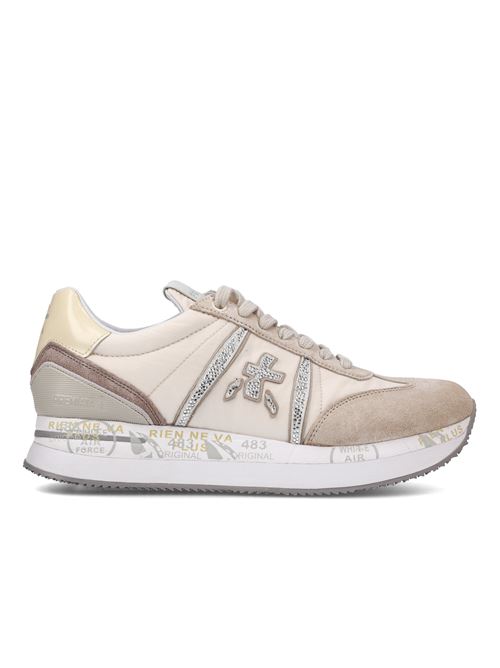 Scarpe in pelle e camoscio colore beige PREMIATA | CONNY6671