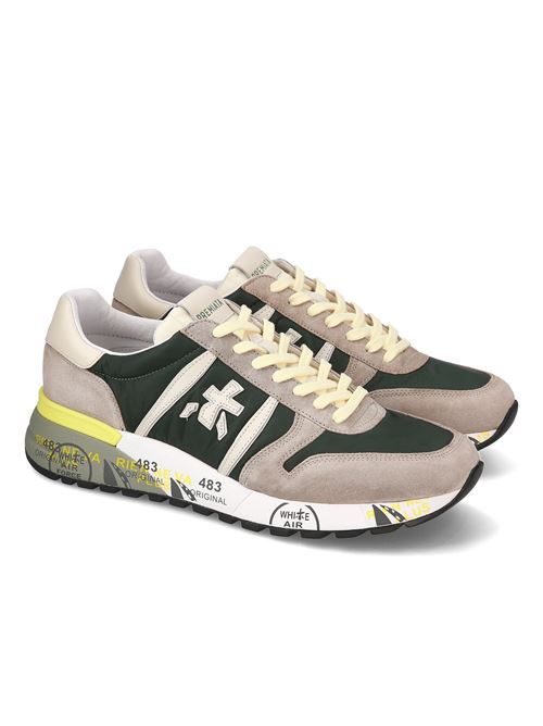 Scarpe  in pelle e camoscio colore beige e nero PREMIATA | LANDER6632