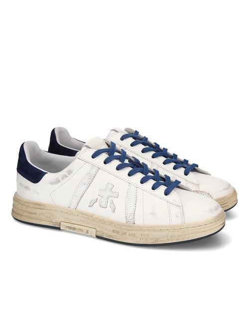 Scarpe Russel in pelle colore bianco e blu PREMIATA | RUSSEL6745