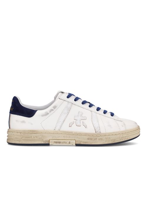 Scarpe Russel in pelle colore bianco e blu PREMIATA | RUSSEL6745